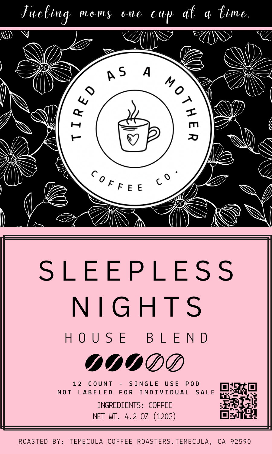 Sleepless Nights - House Blend - 12 count pods